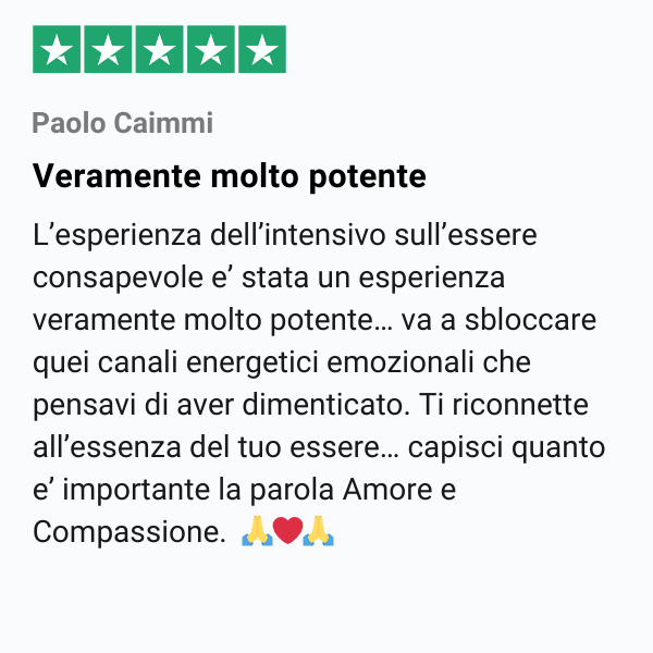 trustpilot review intensivo paolo caimmi