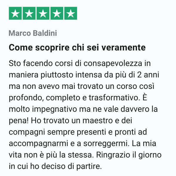 trustpilot review corso mente funzionale marco baldini