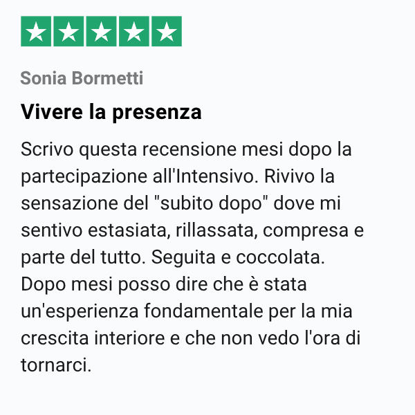 trustpilot review intensivo sonia bormetti